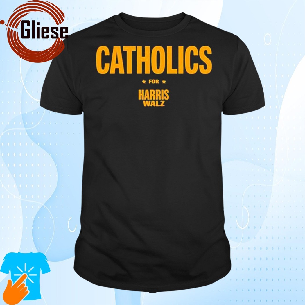 Official Catholics For Harris Walz Shirt