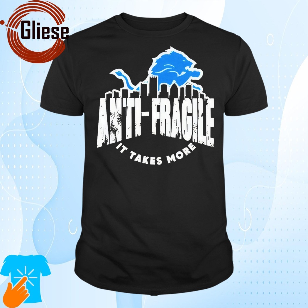 Official Dan Campbell Wearing Detroit Anti Fragile T-Shirt