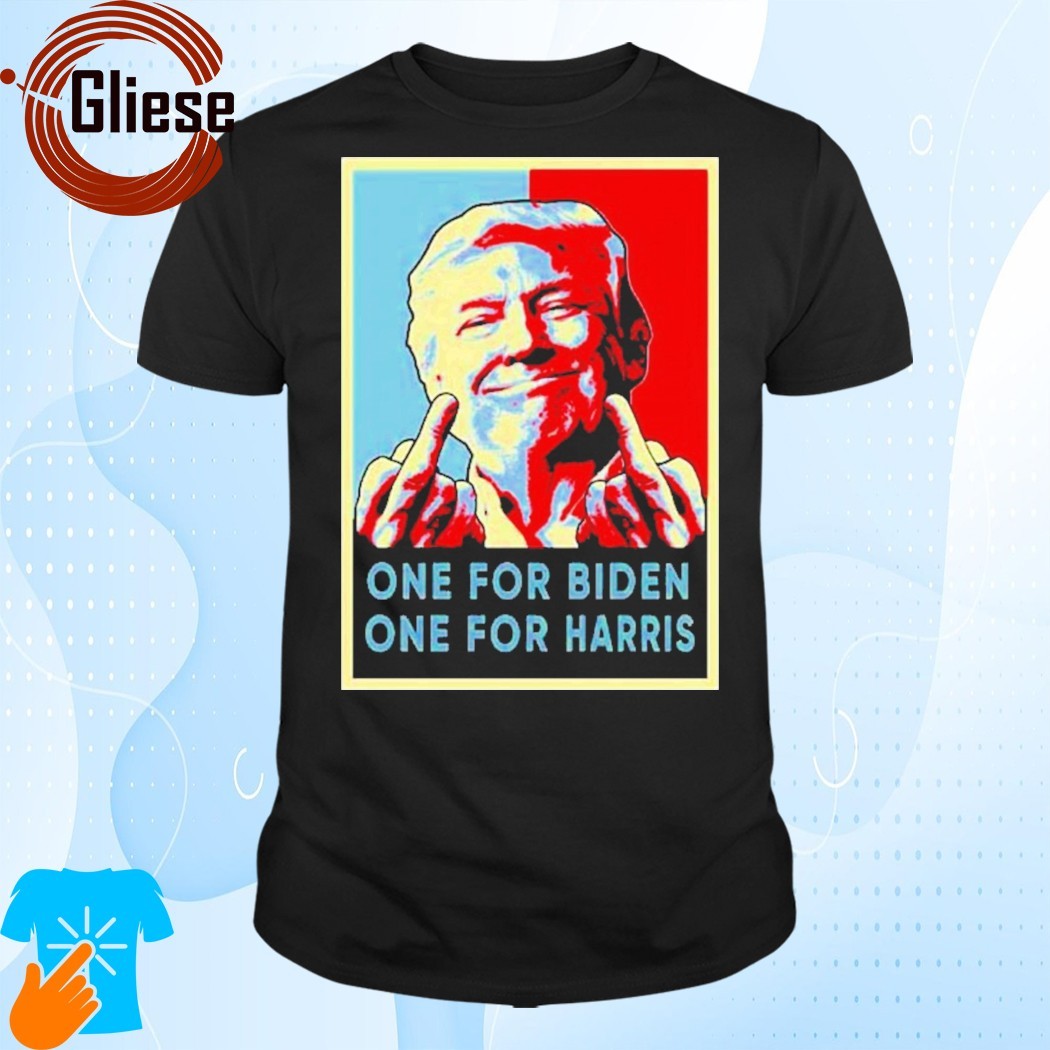 Official Donald Trump One for Biden One for Harris Shirt