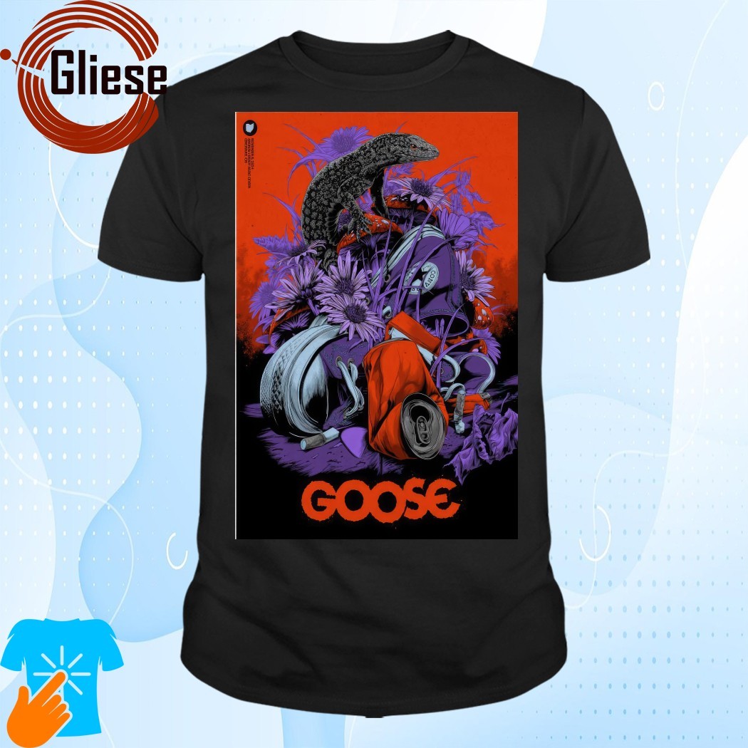 Official Goose November 8 2024 Cincinnati OH Show Poster T-Shirt