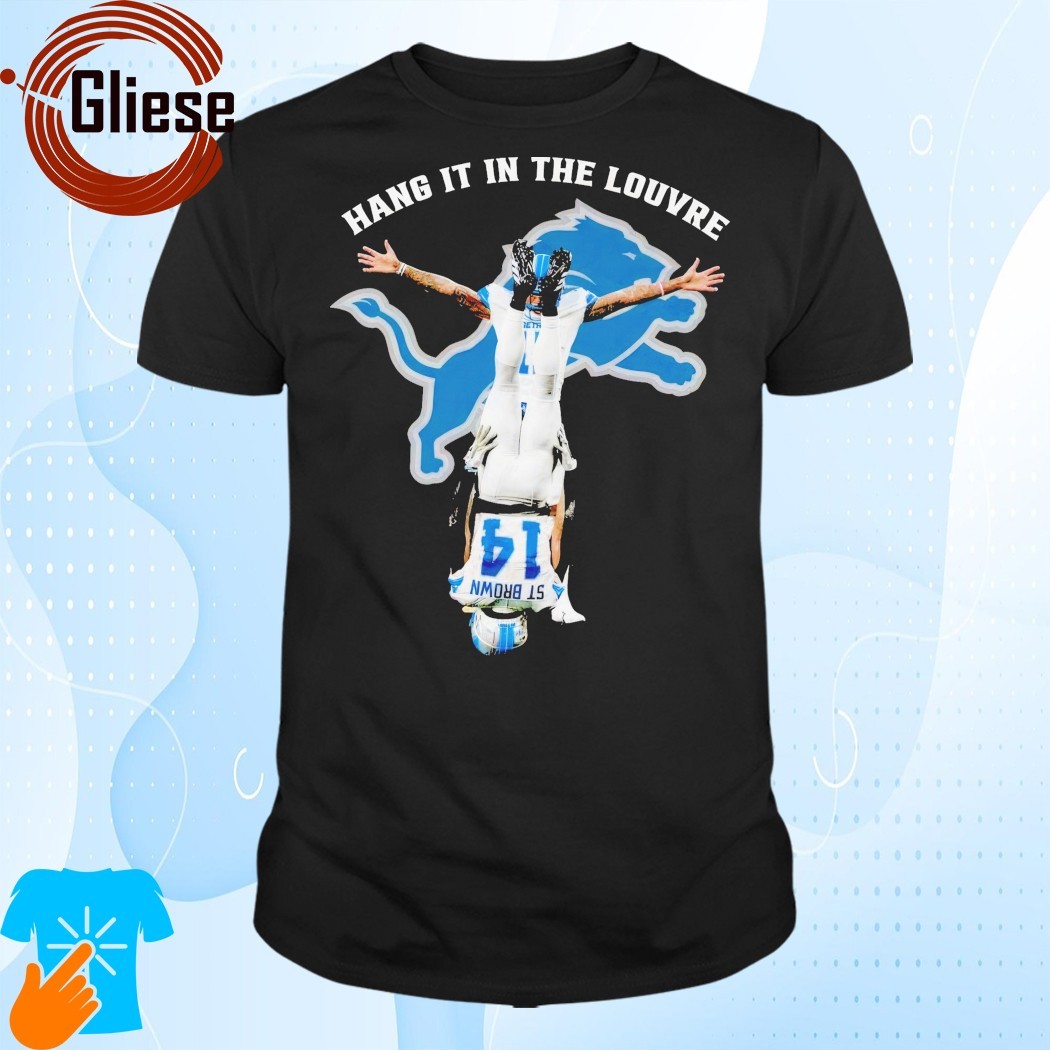 Official Hang It In The Louvre Detroit Lions 2024 Shirt