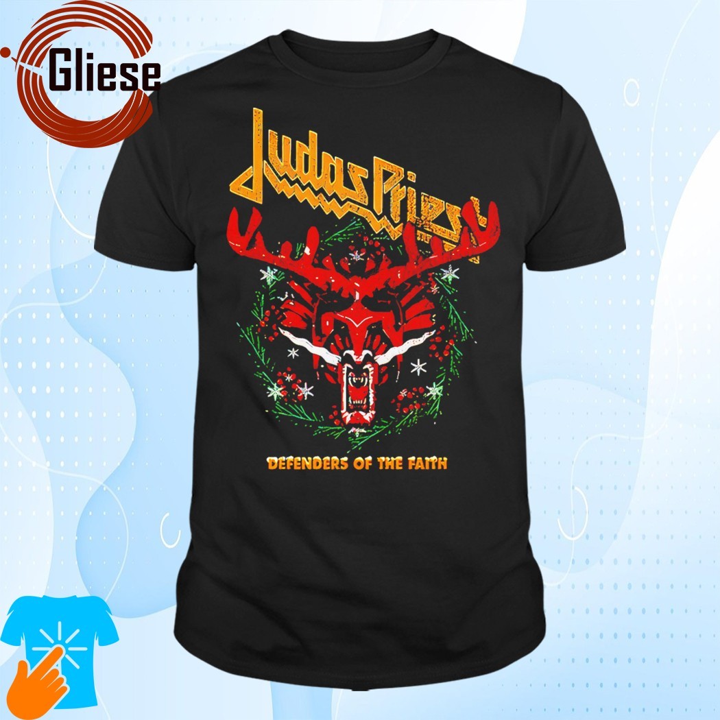 Official Judaspriest Defender Of The Faith Holiday T-Shirt