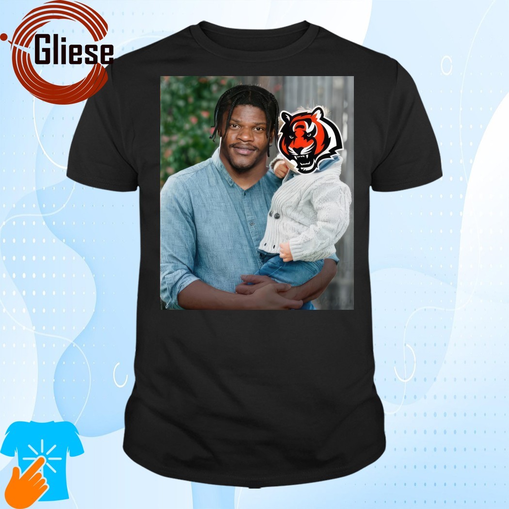 Official Lamar Jackson Carry Cincinnati Bengals T-Shirt