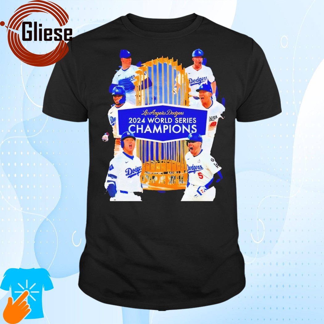 Official Los angeles Dodgers 8th world series champions trophy 2024 Shirt