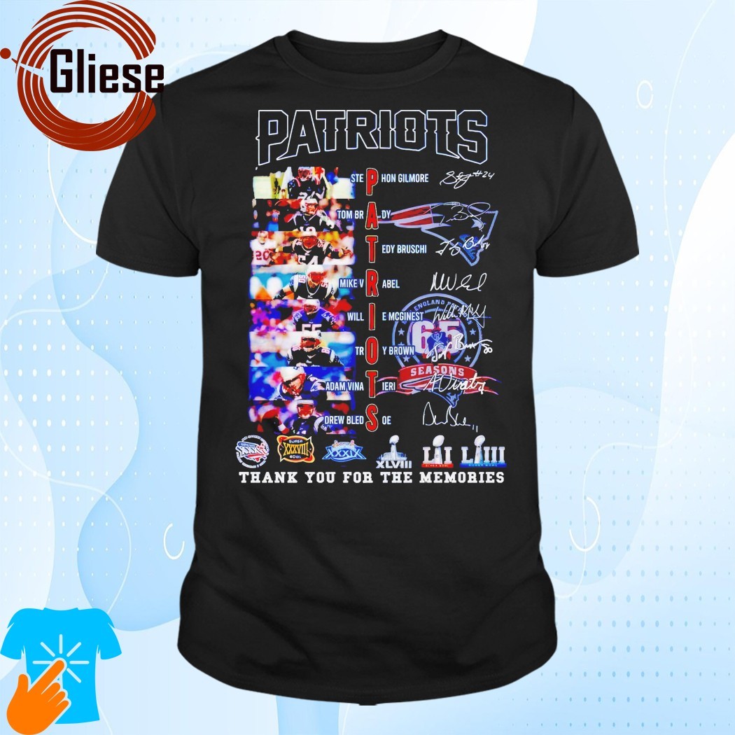 Official New England Patriots Thank You For The Memories Shirt