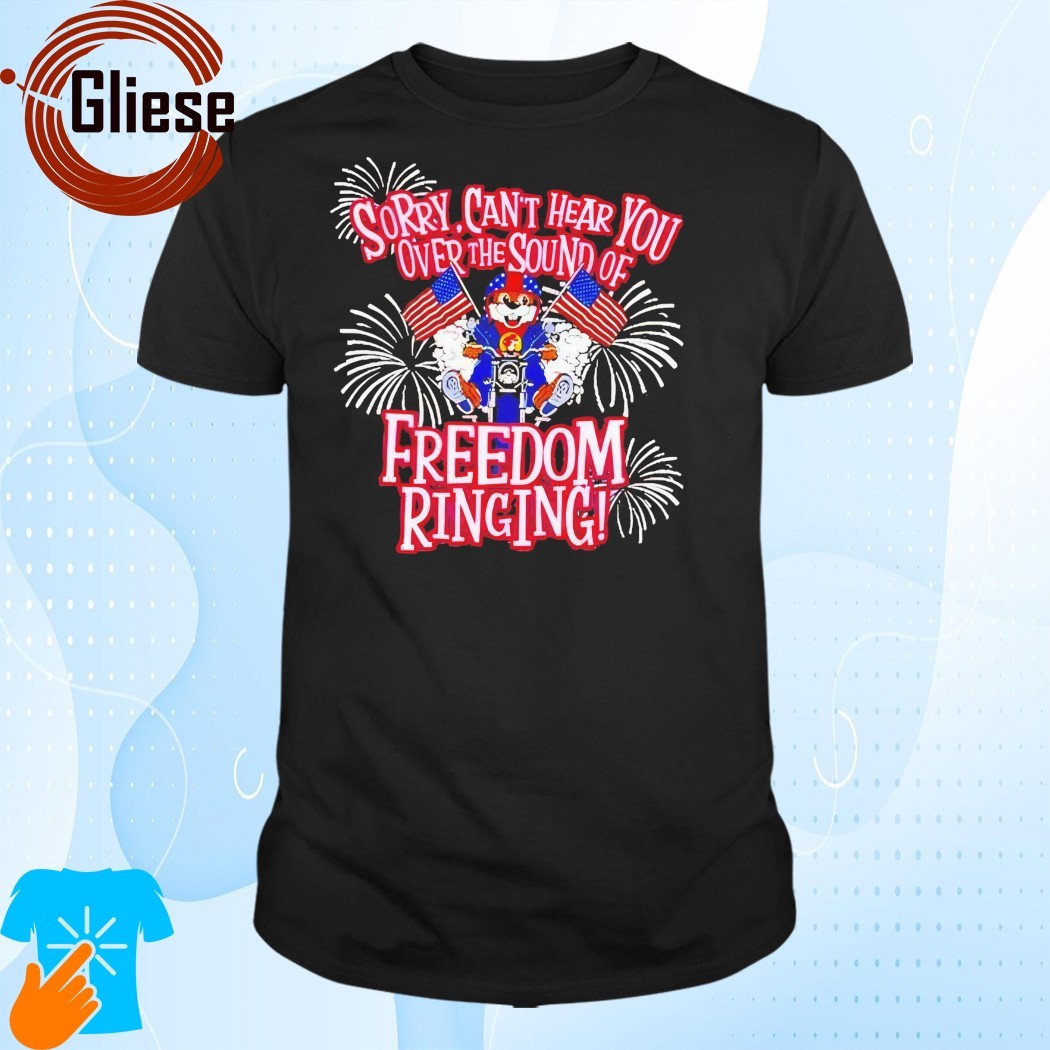 Official Peanut the squirrel sorry can't hear you over the sound of freedom ringing 2024 Shirt