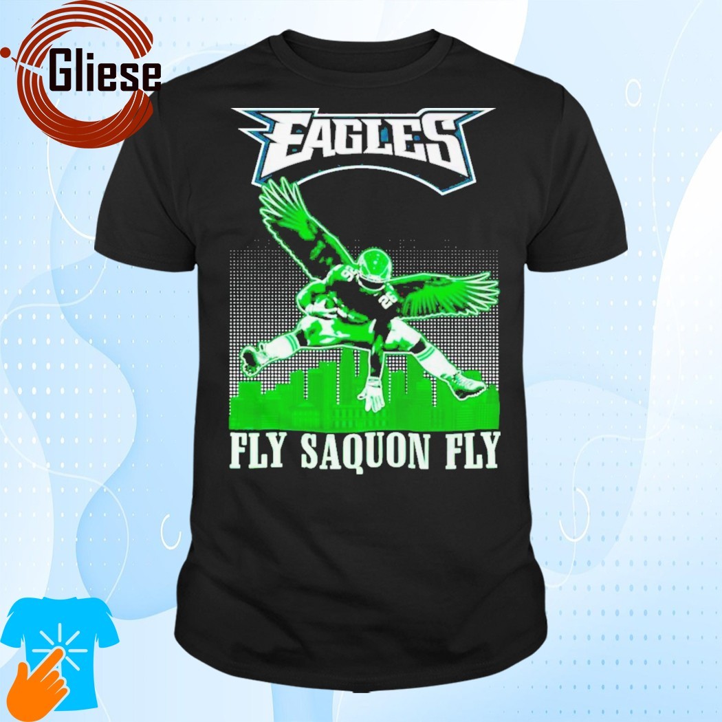 Official Philadelphia Eagles Fly Saquon Fly T-Shirt