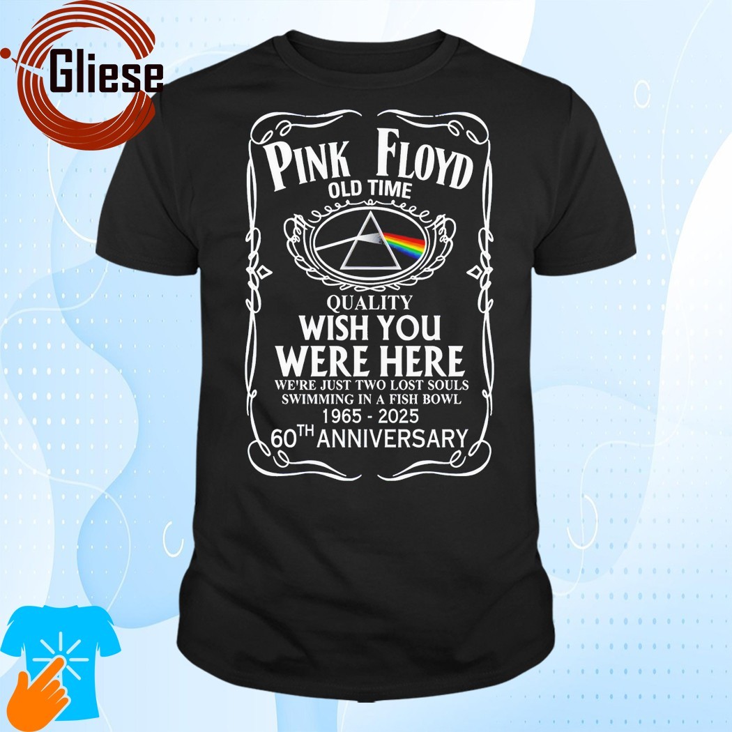 Official Pink Floyd Old Time Quality Wish You Were Here T-Shirt