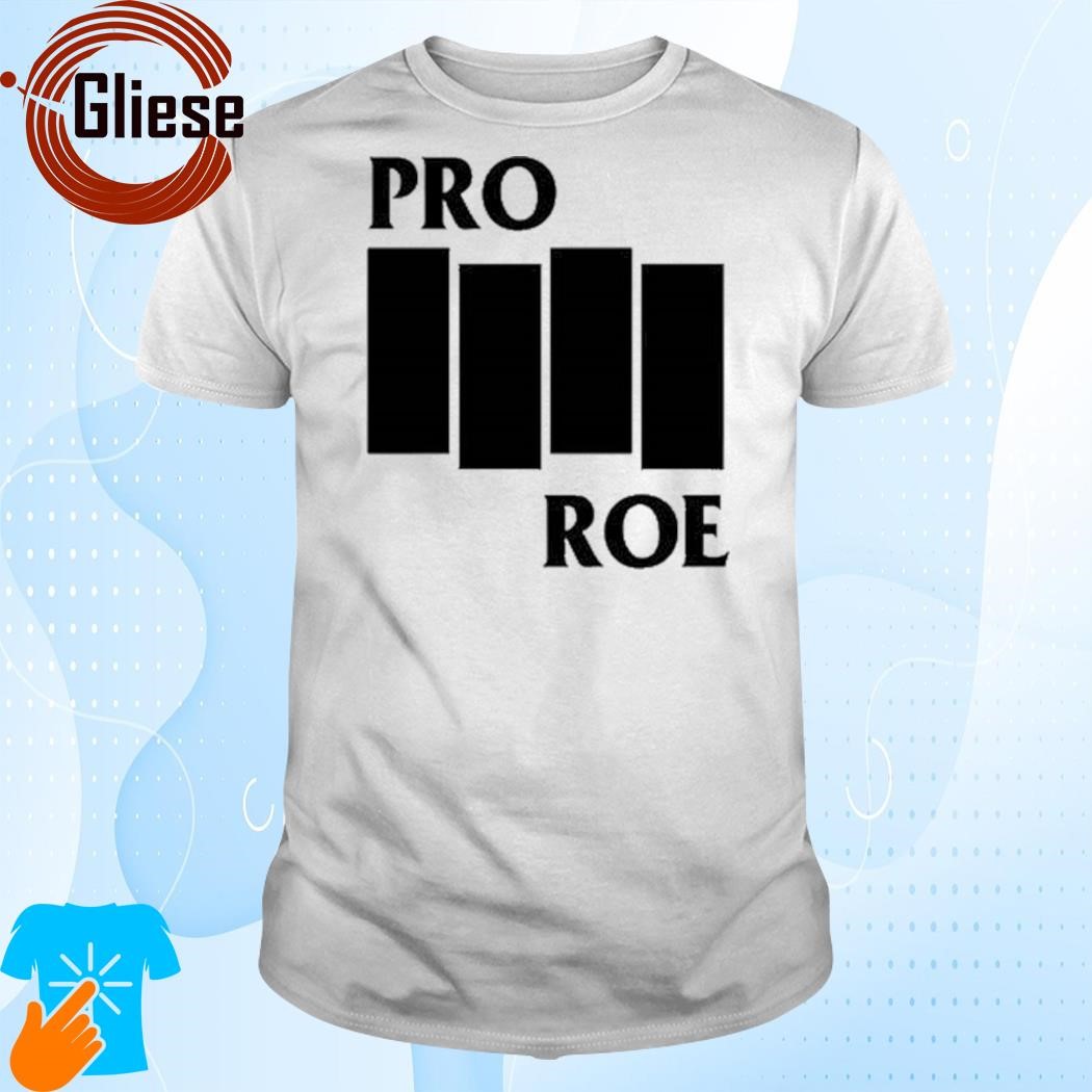 Official Pro Roe Black Flag Shirt