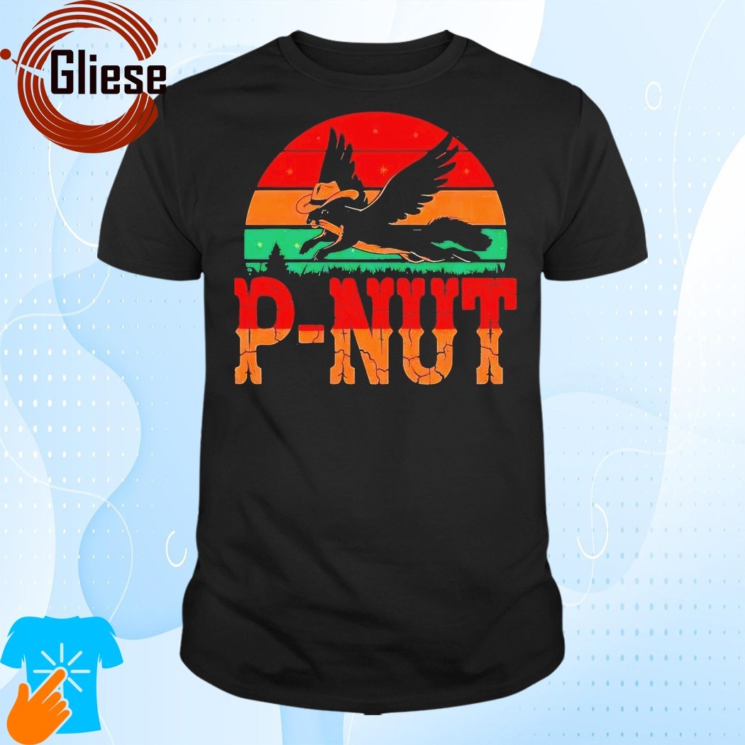 Official Retro vintage justice for peanut squirrel p'nut pnut Shirt