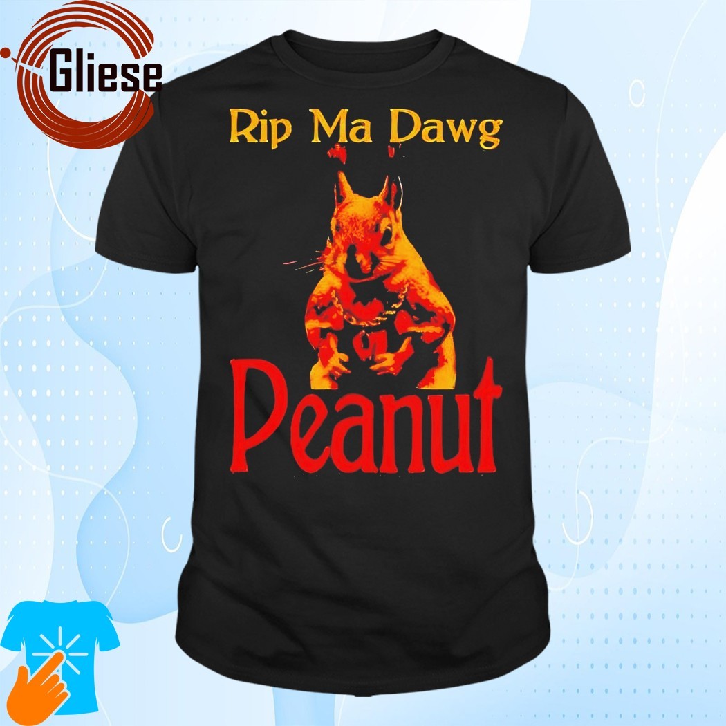 Official Rip ma dawg peanut squirrel Shirt