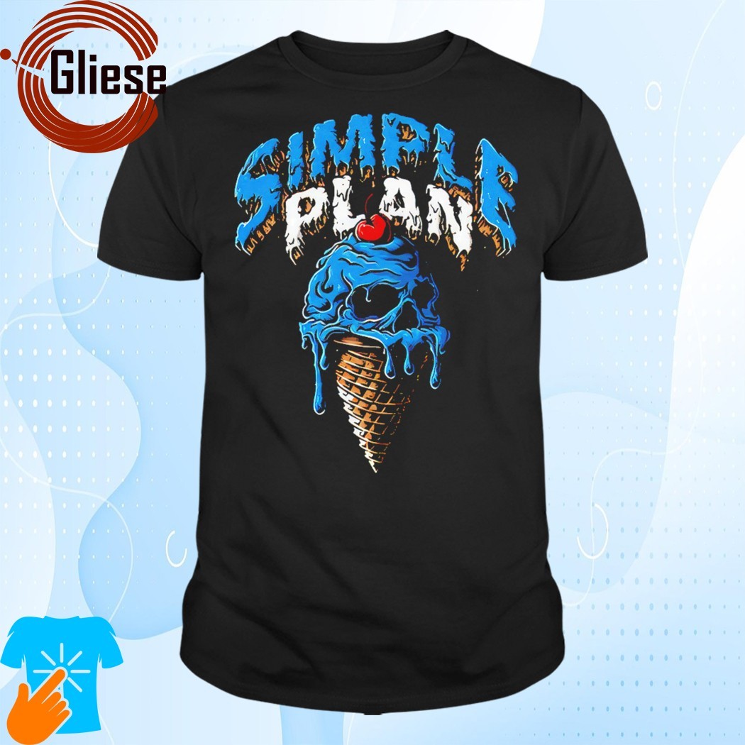 Official Simple Plan Ice Cream T-Shirt