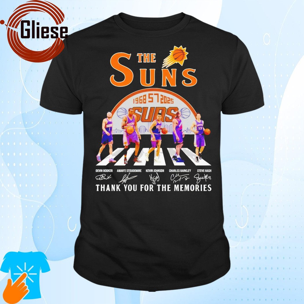 Official The Suns Thank You For The Memories T-Shirt