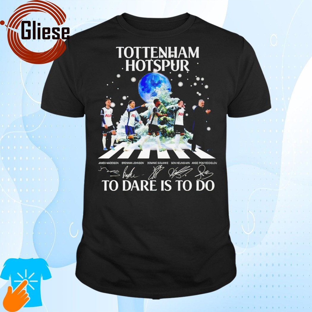 Official Tottenham Hotspur To Dare Is To Do Christmas 2024 T-Shirt