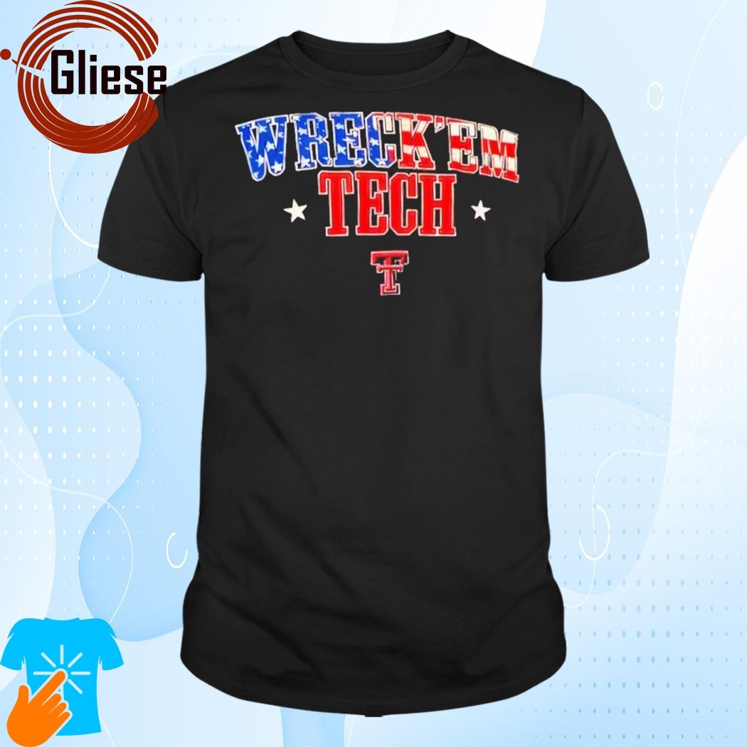 Official Wreck ‘em tech celebrate America T-shirt