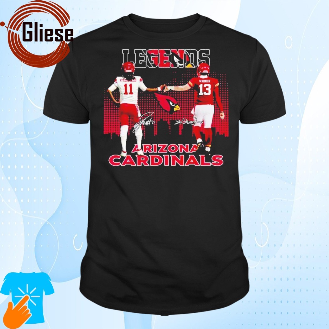 Official Arizona Cardinals Larry Fitzgerald Kurt Warner Legends T-Shirt